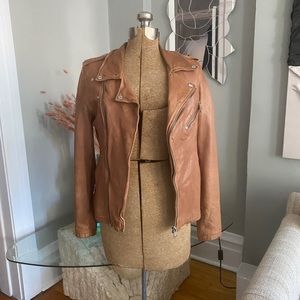 Buttery Soft Brown Leather Lamarque Jacket XS